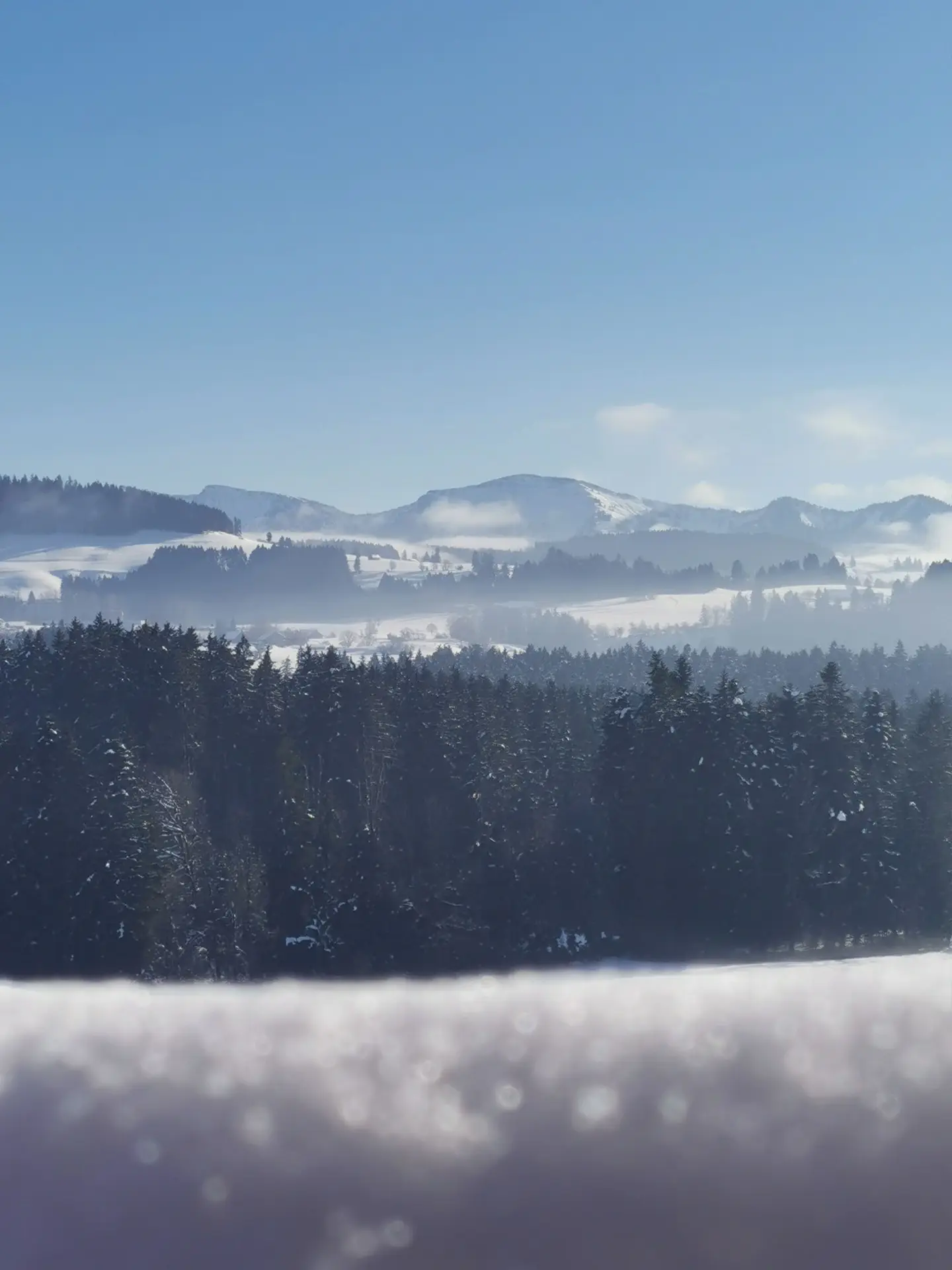 Der Hof im Schnee